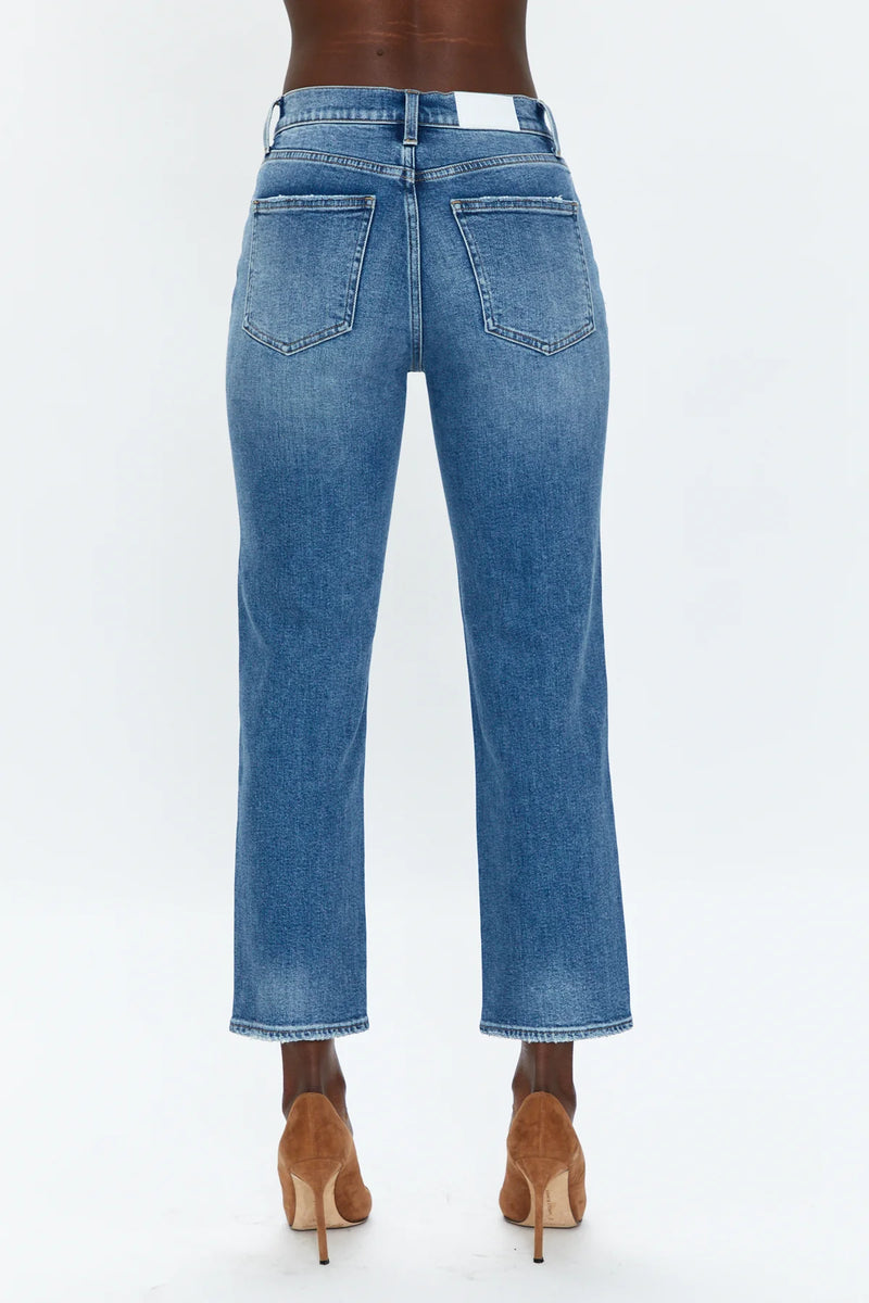Charlie High Rise Classic Straight Ankle - W. Vintage