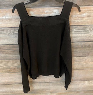 Stevie Distressed Off the Shoulder Sweater